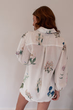 May Floral Button Blouse