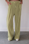 Siesta Lime Elastic Pants