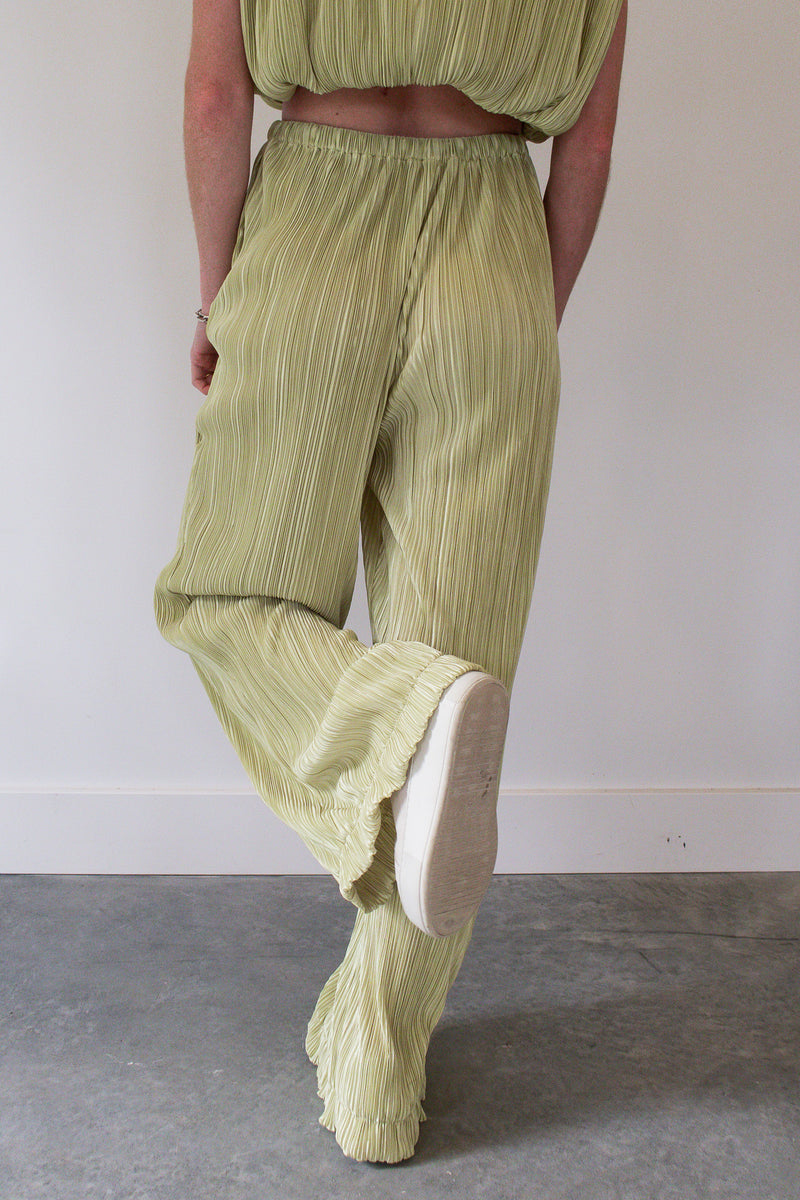 Siesta Lime Elastic Pants