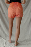 High Waisted Active Shorts - Peach