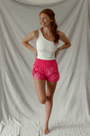 High Waisted Active Shorts - Pink