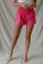 High Waisted Active Shorts - Pink