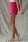 High Waisted Active Shorts - Pink