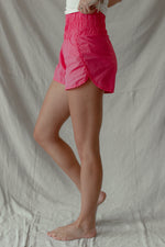 High Waisted Active Shorts - Pink