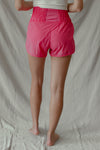 High Waisted Active Shorts - Pink