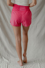 High Waisted Active Shorts - Pink