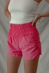 High Waisted Active Shorts - Pink