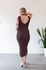 Willow Chocolate Midi Sweater Dress