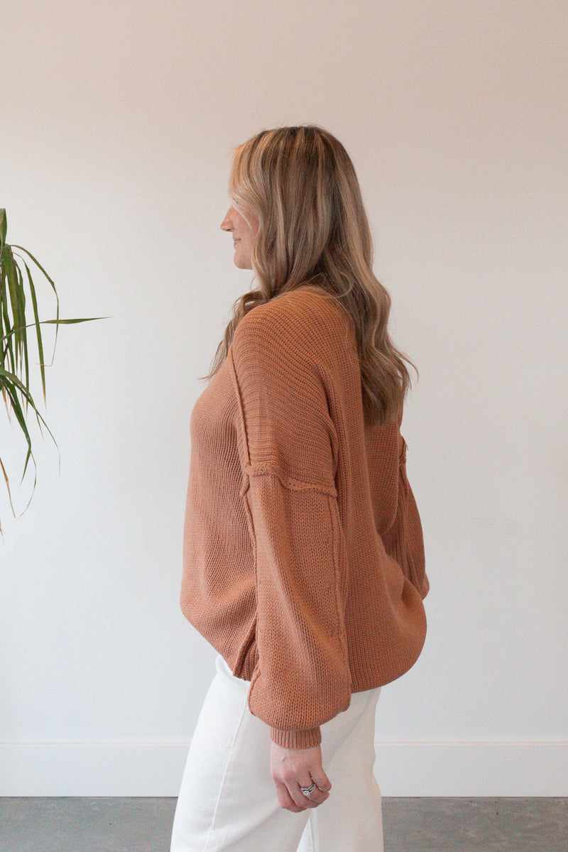 Sav Coral Oversized Sweater