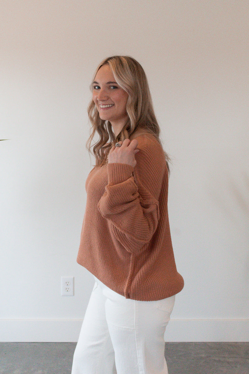 Sav Coral Oversized Sweater