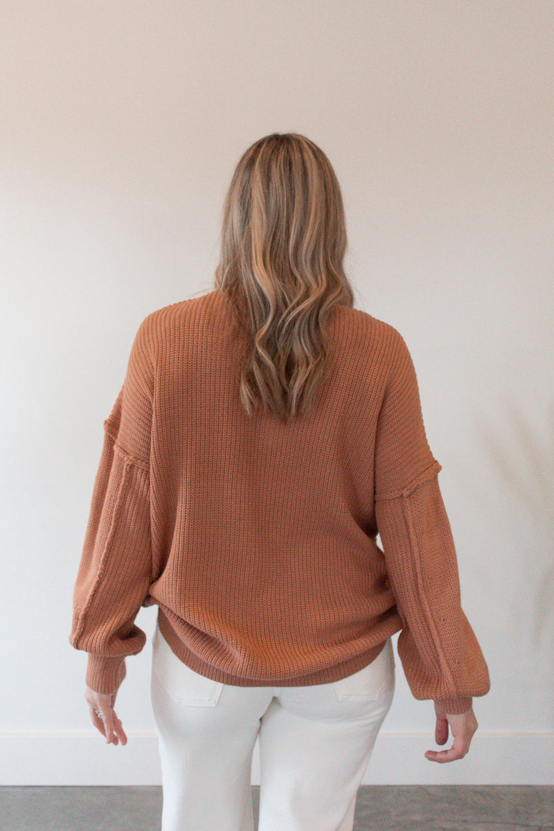 Sav Coral Oversized Sweater