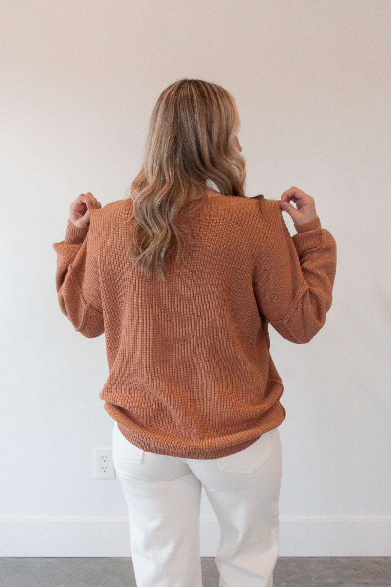 Sav Coral Oversized Sweater