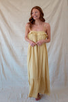 Yellow Ruffle Maxi Dress