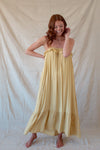 Yellow Ruffle Maxi Dress