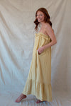 Yellow Ruffle Maxi Dress