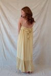 Yellow Ruffle Maxi Dress