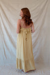 Yellow Ruffle Maxi Dress