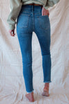 Jasper Skinny Raw Hem Denim