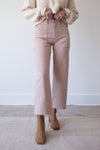 Stella High Rise Utility Denim - Clay