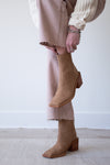 Dallas Square Toe Suede Bootie - Camel